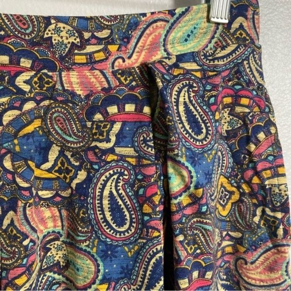 LuLaRoe Paisley Madison Skirt with Pockets - Picture 4 of 8